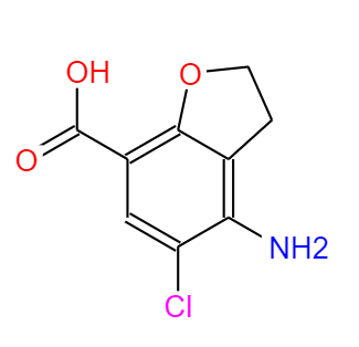 4-氨基-5-氯-2,3-二氫-7-苯并呋喃甲酸,4-Amino-5-chloro-2,3-dihydrobenzofuran-7-carboxylic acid