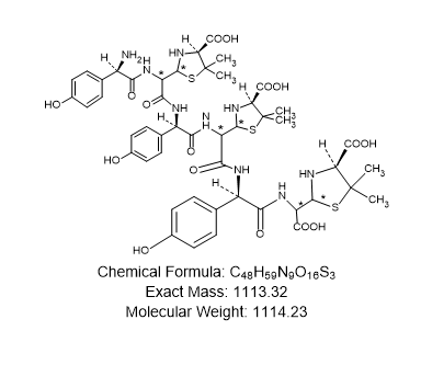 阿莫西林杂质N(EP),Amoxicillin Impurity N (EP) (n=3 Trimer)