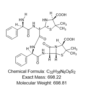 氨芐西林雜質(zhì)M(EP)N=1,Ampicillin Impurity M(EP)（n=1）