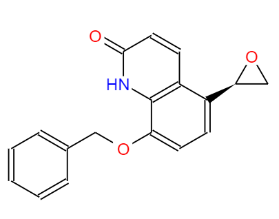 2(1H)-Quinolinone, 5-(2R)-oxiranyl-8-(phenylmethoxy)-