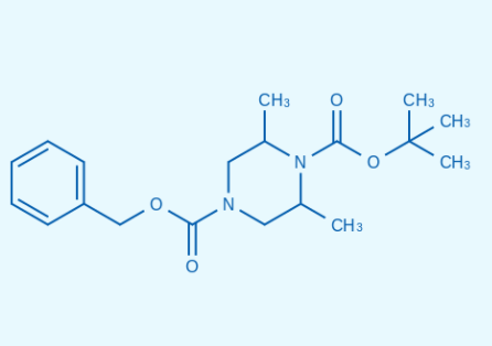 1-BOC-4-CBZ-2,6-二甲基哌嗪,4-benzyl 1-tert-butyl 2,6-dimethylpiperazine-1,4-dicarboxylate