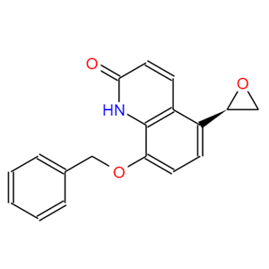 2(1H)-Quinolinone, 5-(2R)-oxiranyl-8-(phenylmethoxy)-