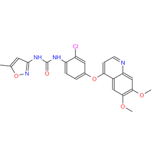 N-[2-Chloro-4-[(6,7-dimethoxy-4-quinolyl)oxy]phenyl]-N'-(5-methyl-3-isoxazolyl)urea