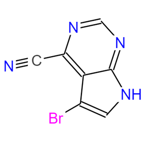 5-溴-7H-吡咯并[2,3-D]嘧啶-4-甲腈,5-bromo-7H-pyrrolo[2,3-d]pyrimidine-4-carbonitrile