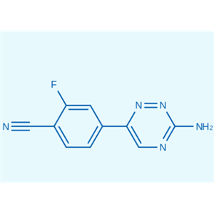 4-(3-氨基-1,2,4-三嗪-6-基)-2-氟苯甲腈