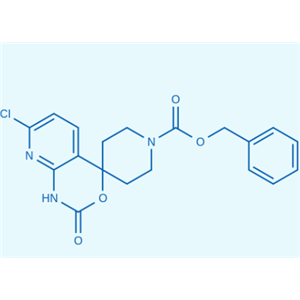 7'-氯苄基-2'-氧代-1',2'-二氢螺[哌啶-4,4'-吡啶并[2,3-D][1,3]恶嗪-1-羧酸苄酯