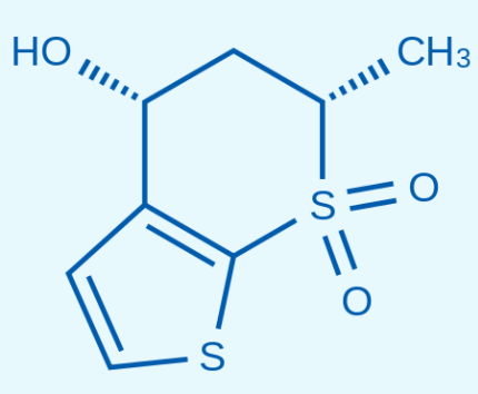 (4R,6S)-6-METHYL-7,7-DIOXO-5,6-DIHYDRO-4H-THIENO[2,3-B]THIOPYRAN-4-OL