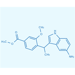 3-甲氧基-4- (1-甲基-5-氨基吲哚-3-基甲基)苯甲酸甲酯
