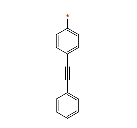 1-溴-4-(苯基乙炔基)苯,4-Bromo diphenylacetylene