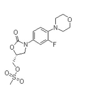 (R)-N-[3-(3-氟-(4-吗啉基)苯基)-2-氧代-5-噁唑烷基]甲醇甲磺酸酯,(R)-[3-(3-Fluoro-4-morpholinophenyl)-2-oxo-5-oxazolidinyl]methyl methanesulfonate