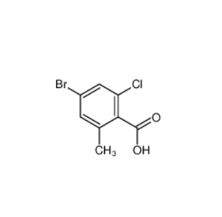 2-溴-4-氯-6-甲基苯甲酸,Benzoic acid, 4-broMo-2-chloro-6-Methyl-