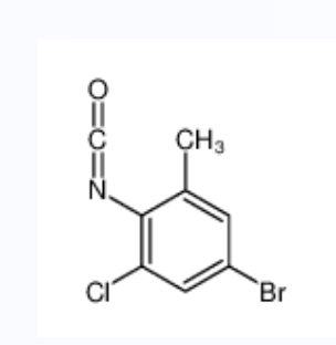 4-BROMO-2-CHLORO-6-METHYLPHENYL ISOCYANATE,4-BROMO-2-CHLORO-6-METHYLPHENYL ISOCYANATE