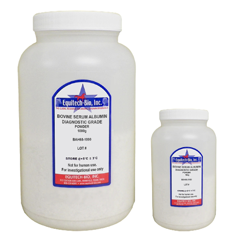 牛血清白蛋白粉末,热处理,试剂纯,pH 7.0(500g),Reagent grade heat shock BSA powder, 500gm