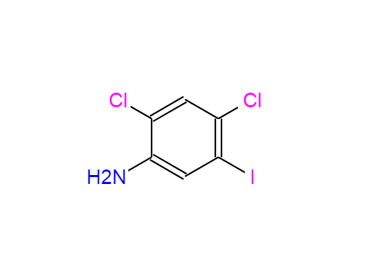 2,4-二氯-5-碘-苯胺,Benzenamine, 2,4-dichloro-5-iodo-