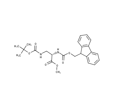 methyl (2S)-3-{[(tert-butoxy)carbonyl]amino}-2-({[(9H-fluoren-9-yl)methoxy]carbonyl}amino)propanoate