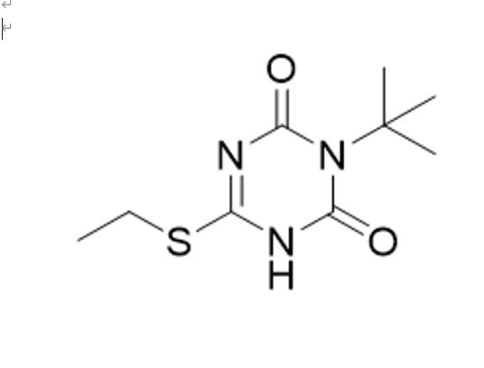 3-叔丁基-6-(乙硫基)-1,3,5-三嗪-2,4(1H,3H)-二酮,3-tert-butyl-6-(ethylthio)-1,3,5-triazine-2,4(1H,3H)-dione