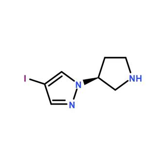 (S)-4-iodo-1-(pyrrolidin-3-yl)-1H-pyrazole