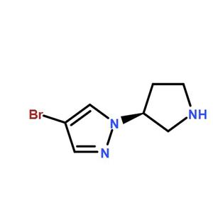 (S)-4-bromo-1-(pyrrolidin-3-yl)-1H-pyrazole