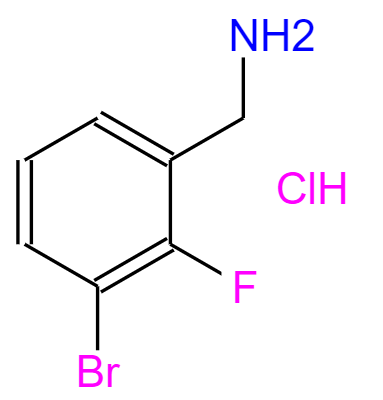 2-氟-3溴苄胺盐酸盐,(3-bromo-2-fluorophenyl)methanamine hydrochloride