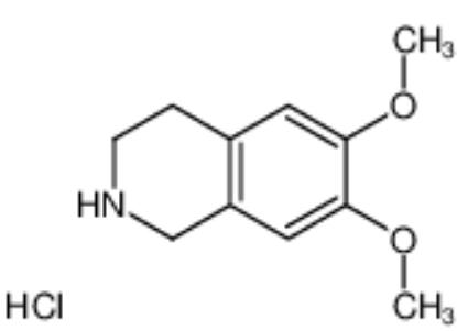 6,7-二甲氧基-1,2,3,4-四氫異喹啉鹽酸鹽,6,7-Dimethoxy-1,2,3,4-tetrahydroisoquinoline hydrochloride