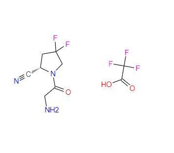 (S)-1-(2-Aminoacetyl)-4,4-difluoropyrrolidine-2-carbonitrile Trifluoroacetate,(S)-1-(2-Aminoacetyl)-4,4-difluoropyrrolidine-2-carbonitrile Trifluoroacetate
