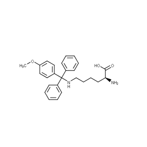 (2S)-2-amino-6-{[(4-methoxyphenyl)diphenylmethyl]amino}hexanoic acid