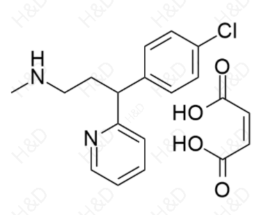 马来酸氯苯那敏杂质C,Chlorpheniramine maleate impurity C reference