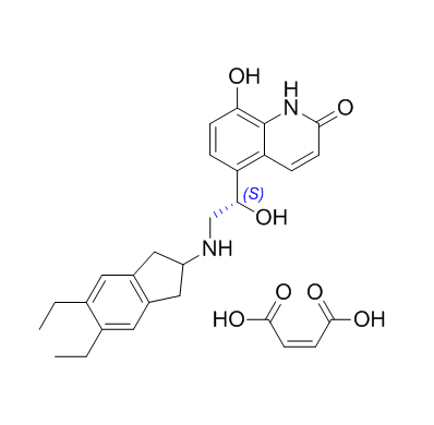 茚達(dá)特羅雜質(zhì)06,(S)-5-(2-((5,6-diethyl-2,3-dihydro-1H-inden-2-yl)amino)-1-hydroxyethyl)-8-hydroxyquinolin-2(1H)-one