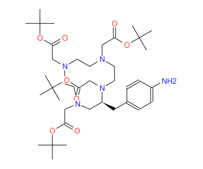 DOTA-p-苯-氨基-四叔丁酯,p-NH?-Bn-DOTA-tetra(t-Bu ester)