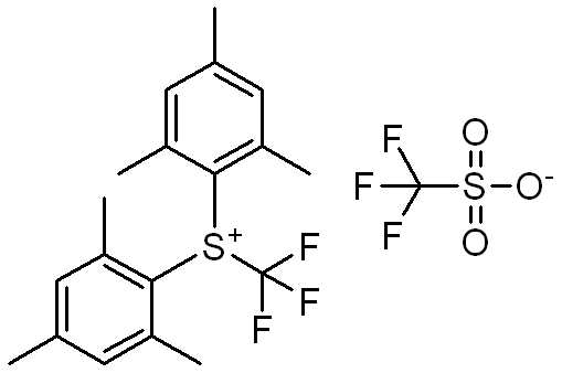 二甲苯基(三氟甲基)锍三氟甲磺酸盐,dimesityl(trifluoromethyl)sulfonium trifluoromethanesulfonate