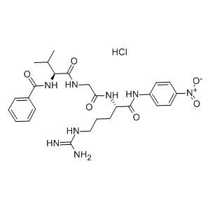 N-苯甲酰-L-缬氨酰甘氨酰-L-精氨酸对硝基苯胺盐酸盐,N-Benzoyl-Val-Gly-Arg p-nitroanilide hydrochloride