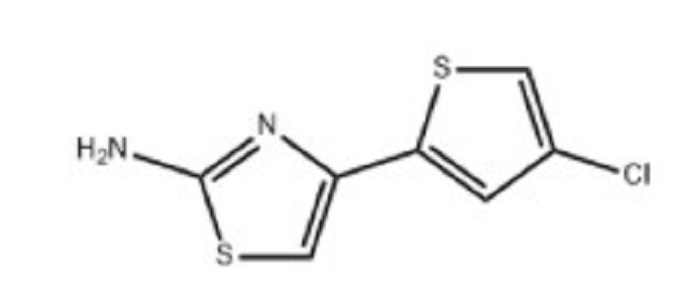 4-(4-氯-2-噻吩基)-2-噻唑胺,4-(4-Chloro-2-thienyl)-2-thiazolamine;2-Amino-4-(4-chlorothiophen-2-yl)thiazole