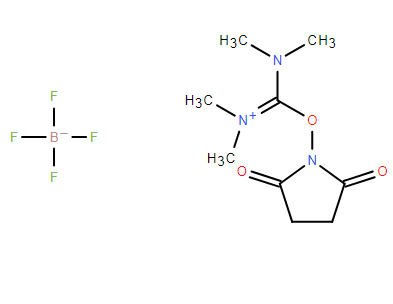 N,N,N',N'-四甲基-O-(N-琥珀酰亚胺基)脲四氟硼酸盐,2-(2,5-Dioxopyrrolidin-1-yl)-1,1,3,3-tetramethylisouronium tetrafluoroborate