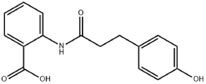 二氢燕麦生物碱,2-(3-(4-hydroxyphenyl)propanamido)benzoic acid