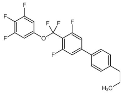 3,5-二氟-4'-丙基-4-((3,4,5-三氟苯氧基)二氟甲基)聯(lián)苯,3,5-Difluoro-4'-propyl-4-((3,4,5-trifluorophenoxy)difluoromethyl)biphenyl