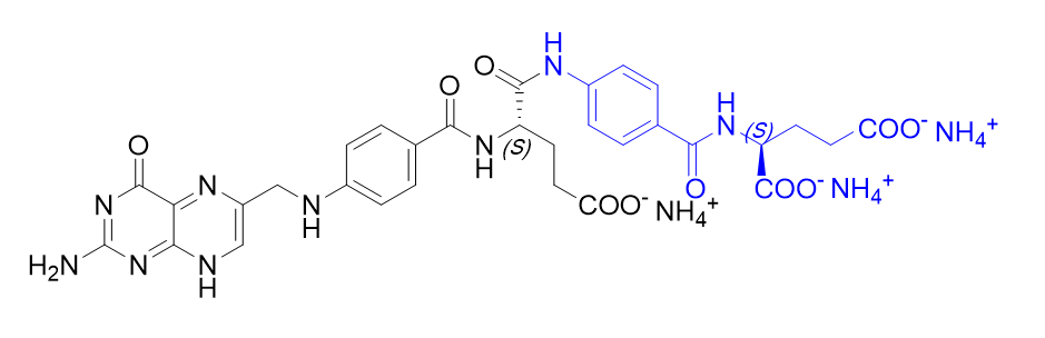 叶酸杂质10,(4-((S)-2-(4-(((2-amino-4-oxo-4,8-dihydropteridin-6-yl)methyl)amino)benzamido)-4-carboxybutanamido)benzoyl)-L-glutamic