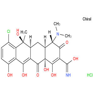 盐酸金霉素,Aureomycin hydrochloride;Chlortetracycline hydrochloride