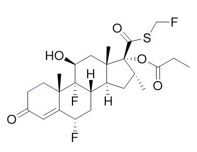 丙酸氟替卡松杂质07,6α,9-difluoro-17-[[(fluoromethyl)sulfanyl]carbonyl]- 11β-hydroxy-16α-methyl-3-oxoandrost-4-en-17α-yl propanoate