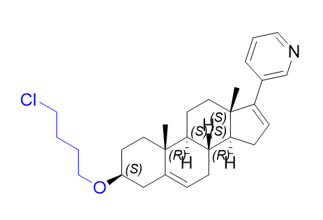 醋酸阿比特龙杂质14,3-((3S,8R,9S,10R,13S,14S)-3-(4-chlorobutoxy)-10,13-dimethyl-2,3,4,7,8,9,10,11,12,13,14,15-dodecahydro-1H-cyclopenta[a]phenanthren-17-yl)pyridine