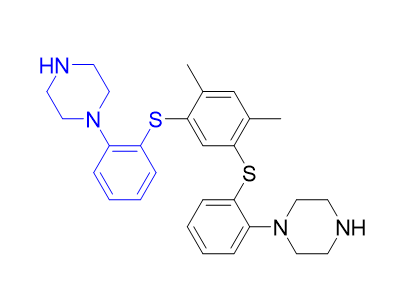 沃替西汀杂质14,1,1'-(((4,6-dimethyl-1,3-phenylene)bis(sulfanediyl))bis(2,1-phenylene))dipiperazine