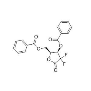 2-脱氧-2,2-二氟-D-赤-戊糖酸γ-内酯3,5-二苯甲酸酯