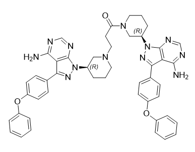 依鲁替尼杂质15,1,3-bis((R)-3-(4-amino-3-(4-phenoxyphenyl)-1H-pyrazolo[3,4-d]pyrimidin-1-yl)piperidin-1-yl)propan-1-one