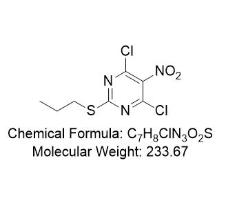 替格瑞洛杂质18,4,6-dichloro-5-nitroso-2-(propylthio)pyrimidine