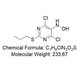 替格瑞洛杂质19,N-(4,6-dichloro-2-(propylthio)pyrimidin-5-yl)hydroxylamine