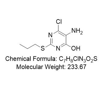 替格瑞洛雜質(zhì)21,5-amino-6-chloro-2-(propylthio)pyrimidin-4-ol