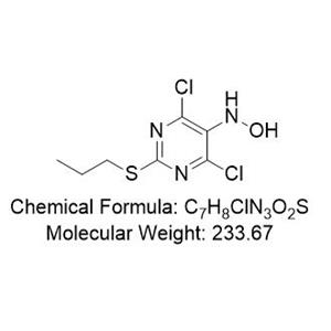 替格瑞洛杂质19,N-(4,6-dichloro-2-(propylthio)pyrimidin-5-yl)hydroxylamine