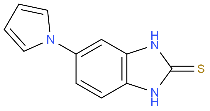 5-（1H-吡咯烷-1-基）-2-巰基苯并咪唑,5-(1H-pyrrol-1-yl)-1H-benzo[d]imidazole-2-thiol