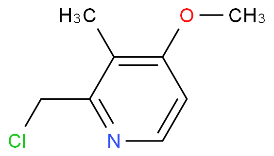 2-氯甲基-3-甲基-4-甲氧基吡啶鹽酸鹽,2-Chloromethyl-3-Methyl-4-Methoxypyridine Hydrochloride