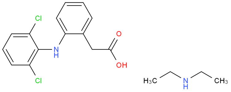 雙氯芬酸二乙胺鹽,Diclofenac diethylamine