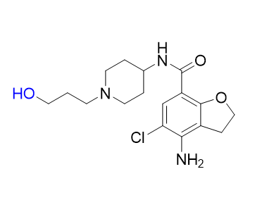 普芦卡必利杂质01,4-amino-5-chloro-N-(1-(3-hydroxypropyl)piperidin-4-yl)-2,3-dihydrobenzofuran-7-carboxamide